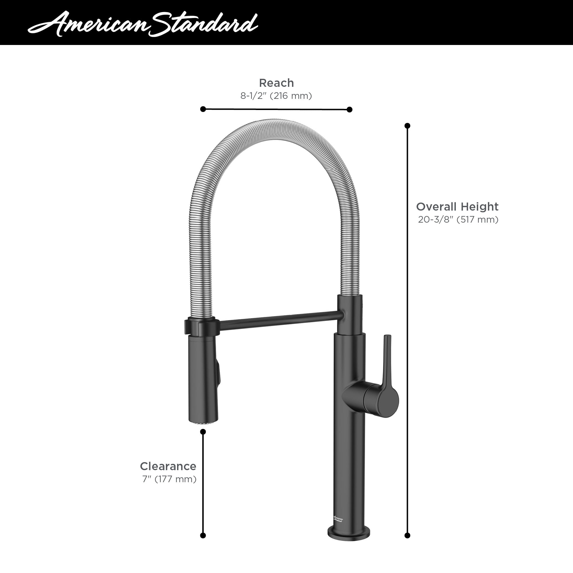 Studio® S Semi-Pro Pull-Down Dual Spray Kitchen Faucet With Spring Spout